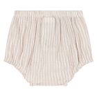 Baby Girls White & Beige Dress Set, 2, hi-res