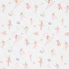 Baby Girls White & Pink Opera Blanket, 1, hi-res