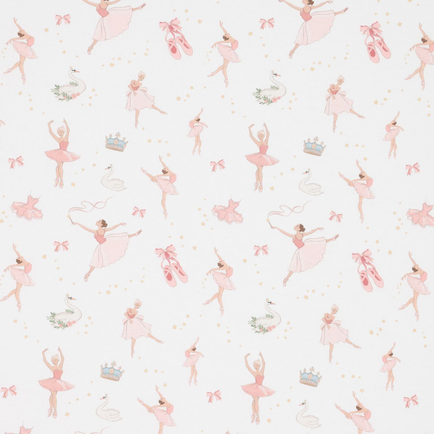 Baby Girls White & Pink Opera Blanket, 1, hi-res