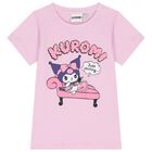 Girls Pink Kuromi Shorts Set, 1, hi-res