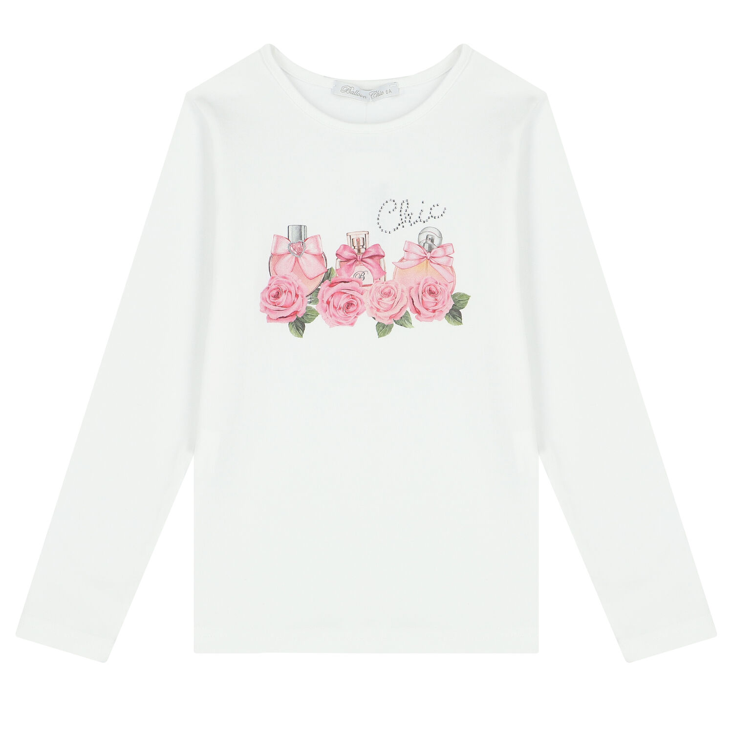 طقم تنورة باللون العاجي والزهري, 1, hi-res image number null