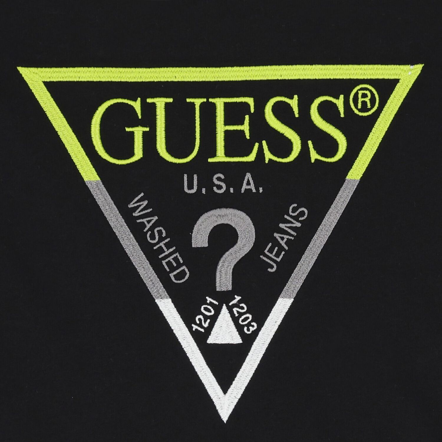 تيشيرت اولا بالشعار باللون الاسود , 4, hi-res