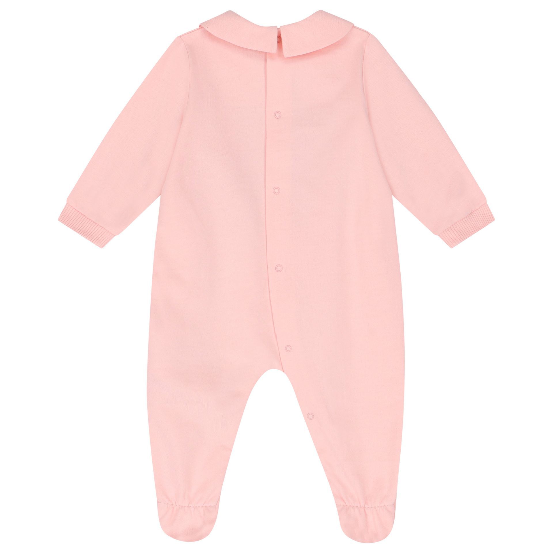 Moschino baby grow pink top