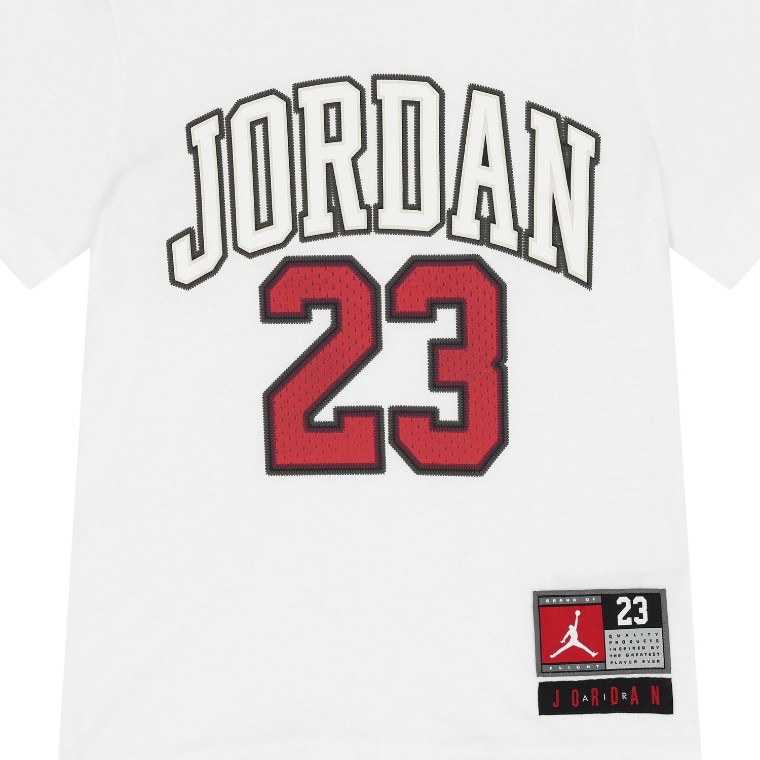 Boys White Jordan T-Shirt, 1, hi-res image number null