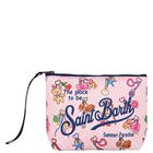 Girls White & Pink Aline Logo Pouch ( 15cm ), 1, hi-res