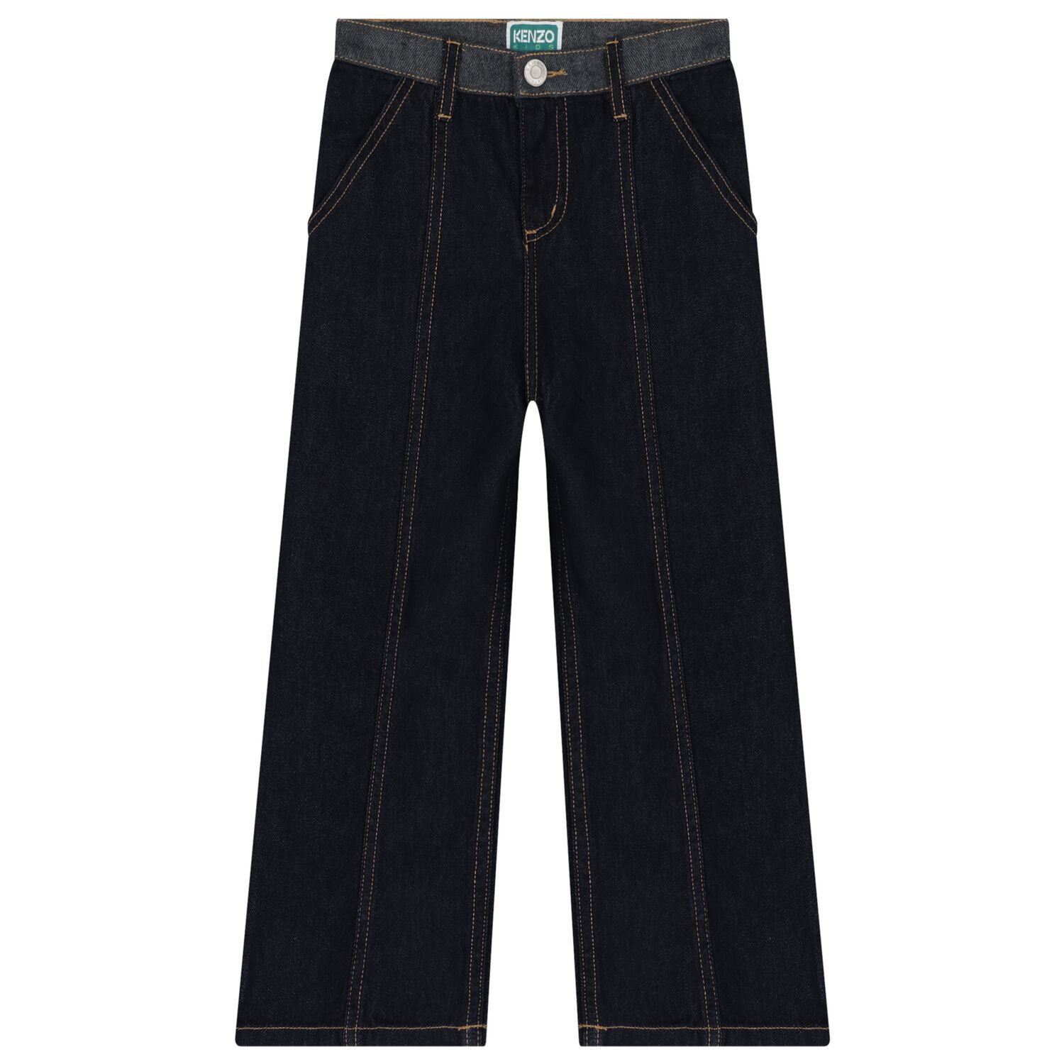 Girls Blue Denim Jeans, 1, hi-res