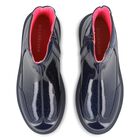 بوتس من الجلد باللون الكحلي للبنات , 1, hi-res