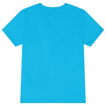 Blue Teddy Bear Logo T-Shirt