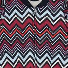 Girls Multi-Coloured Zig Zag Bomber Jacket, 1, hi-res