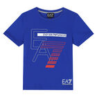 Boys Blue Logo T-Shirt, 2, hi-res