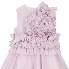 Girls Lilac Ruffle Dress, 1, hi-res