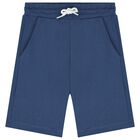 Boys White, Green, & Navy Blue Shorts Set, 1, hi-res