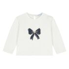 Younger Girls Navy Blue Tweed Knit Skirt Set, 2, hi-res
