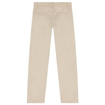 Boys Beige Trousers