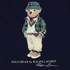 Baby Boys Navy Blue Polo Bear Long Sleeve Top, 1, hi-res