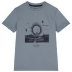 Boys Blue Logo T-Shirt, 1, hi-res