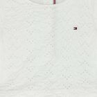 Girls White Logo Dress, 1, hi-res