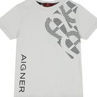 Boys Grey Logo T-Shirt, 2, hi-res