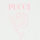 Younger Girls White Logo T-Shirt, 1, hi-res