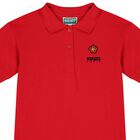 Girls Red Logo Polo Dress, 2, hi-res