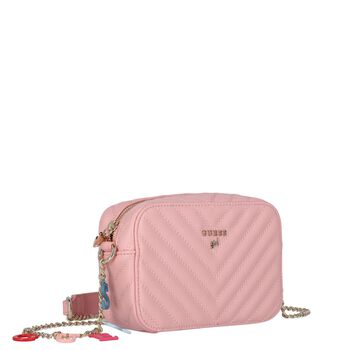 Girls Pink Logo Handbag