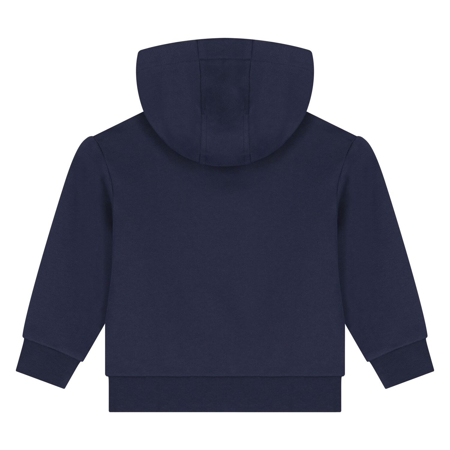 Younger Boys Navy Blue Logo Hooded Top, 1, hi-res