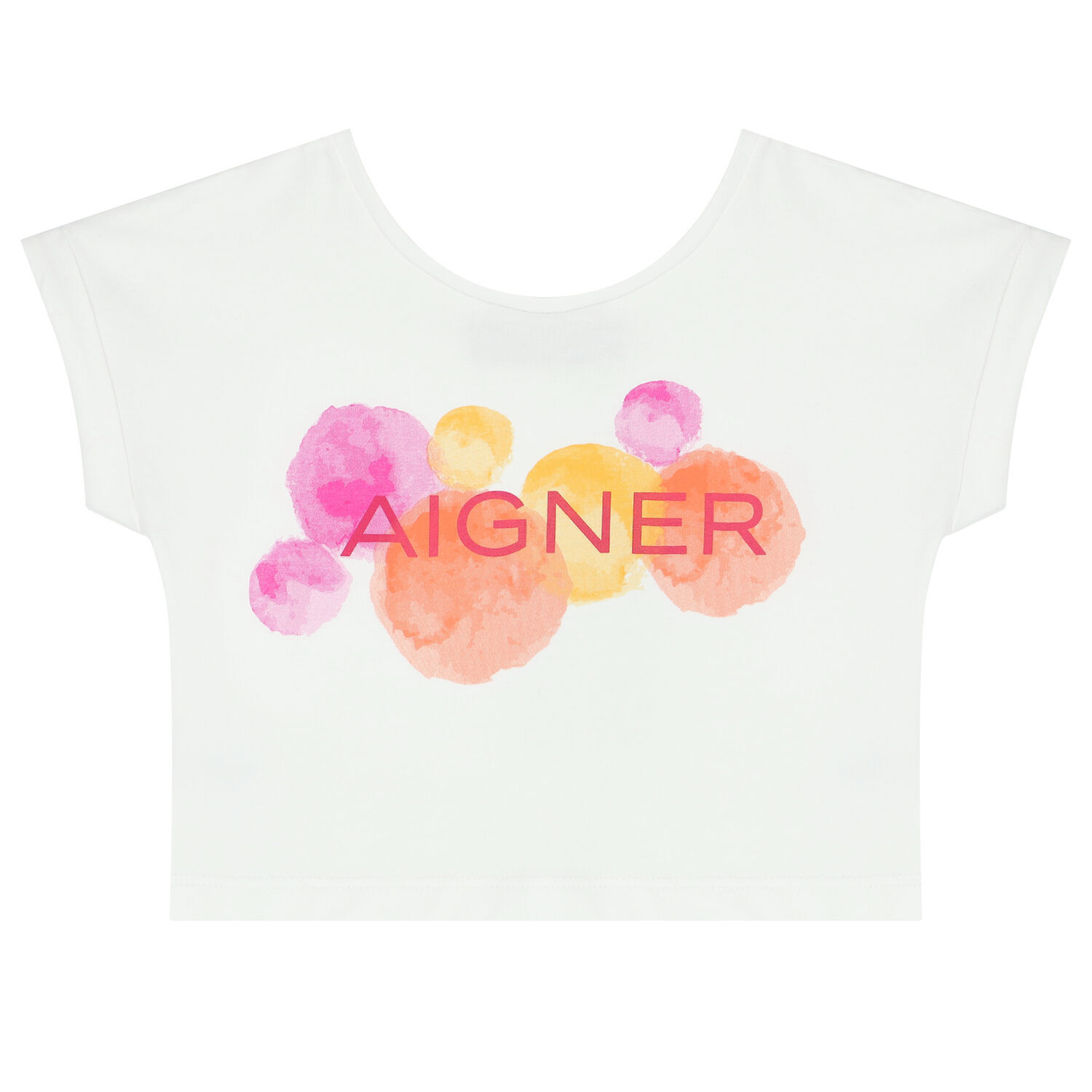 Girls White & Pink Logo Dress Set, 1, hi-res image number null