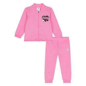 Younger Girls Pink Hello Kitty Zip Up Top