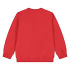 Younger Red Teddy Bear Logo Sweatshirt, 3, hi-res