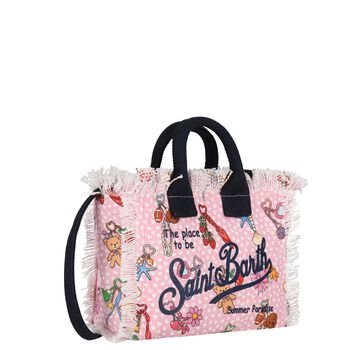 Girls Pink Vanity Charms Mini Handbag ( 22cm )