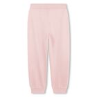 Girls Pink Logo Joggers, 1, hi-res