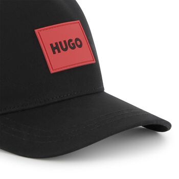 Boys Black Logo Cap