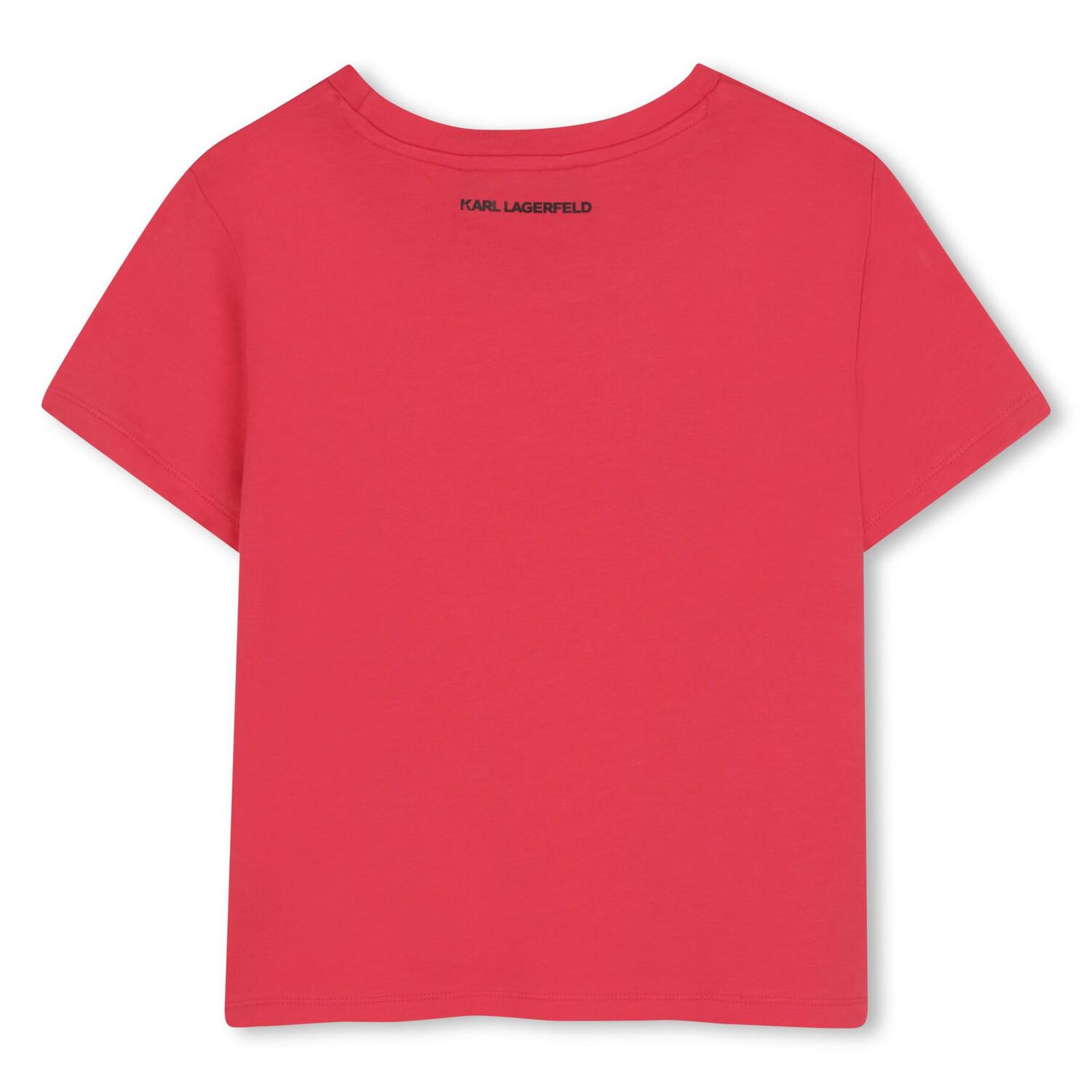 تيشيرت بالشعار باللون الوردي للبنات, 2, hi-res