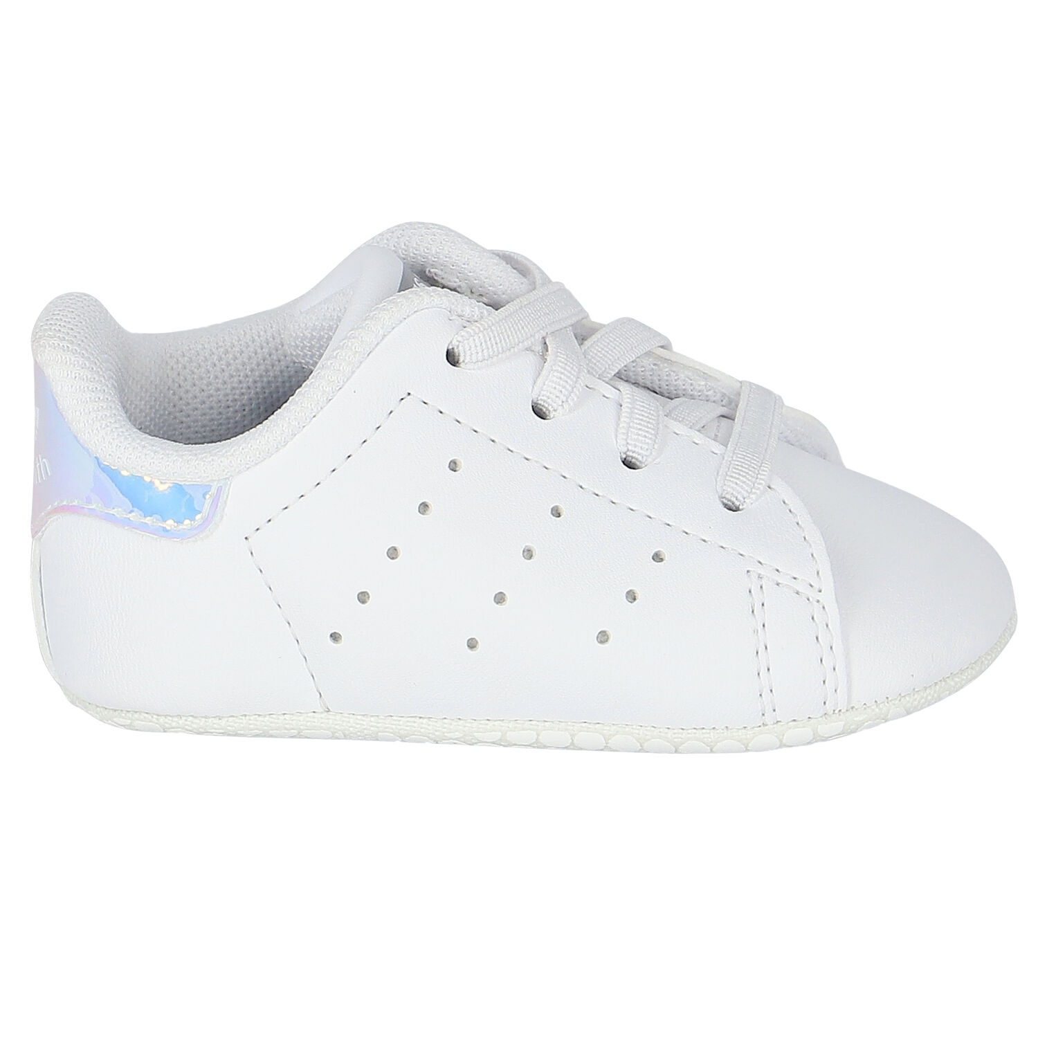Baby Girls White Stan Smith Crib Pre Walker Shoes, 1, hi-res image number null