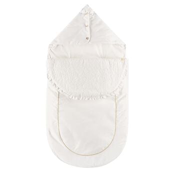 White & Gold Baby Nest