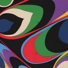 Baby Girls Black & Purple Onde Blanket, 1, hi-res