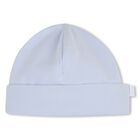 طقم هدايا ملابس أطفال أولاد أزرق اللون بشعار العلامة, 1, hi-res