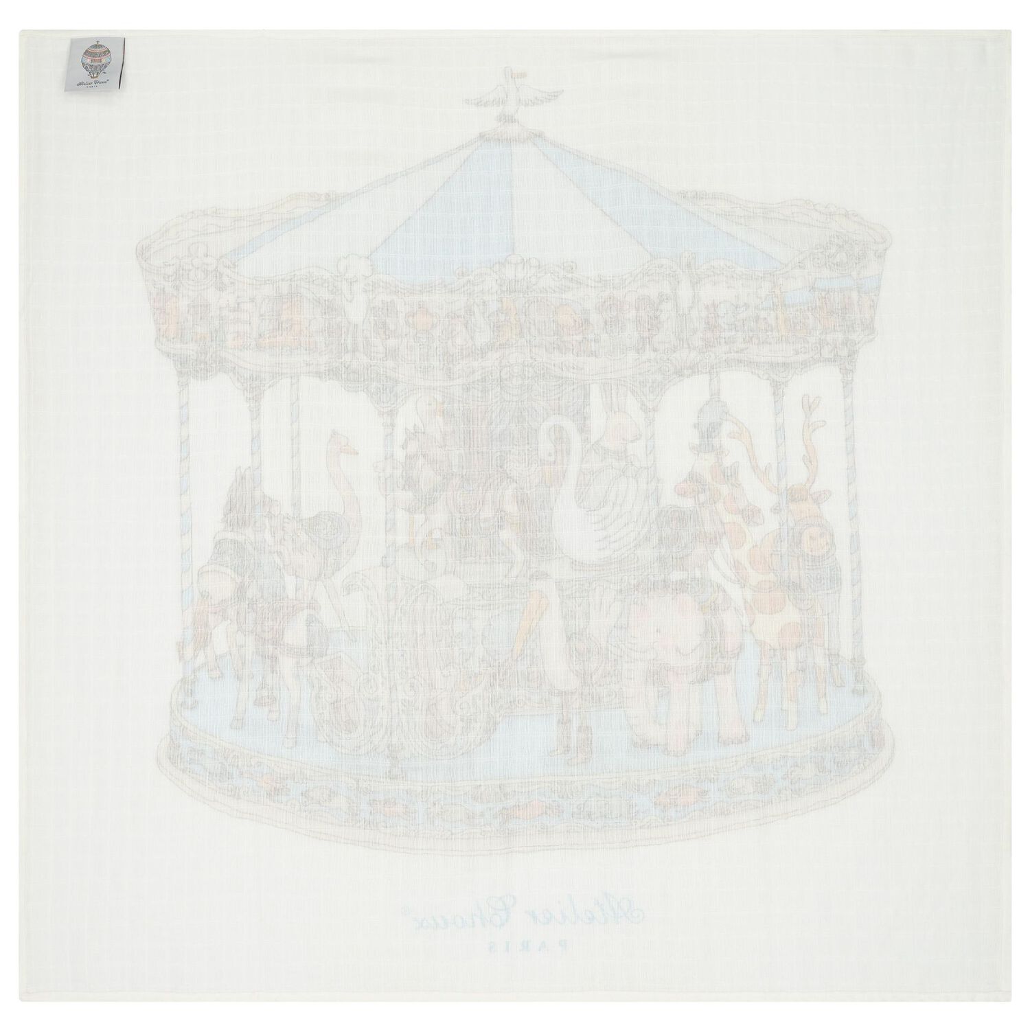 طقم أولاد هدايا أفرول بالشعار باللون الأبيض والأزرق , 2, hi-res