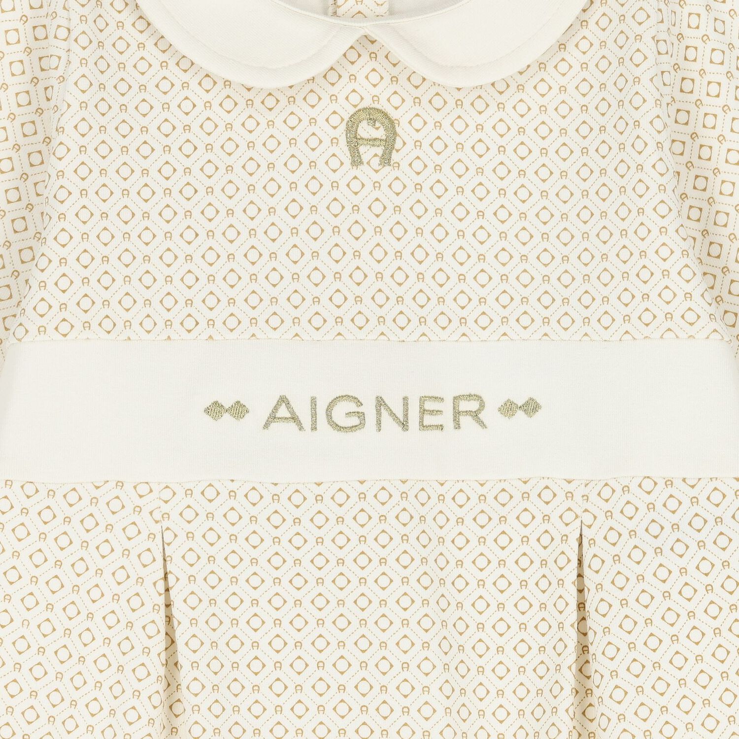 طقم هدايا أفرول بالشعار باللون العاجي, 1, hi-res image number null