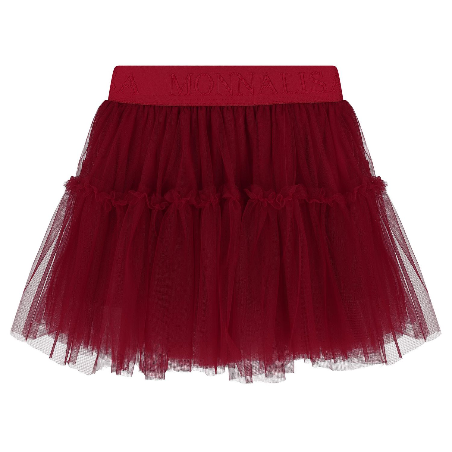 Girls White & Red Teddy Bear Skirt Set, 1, hi-res