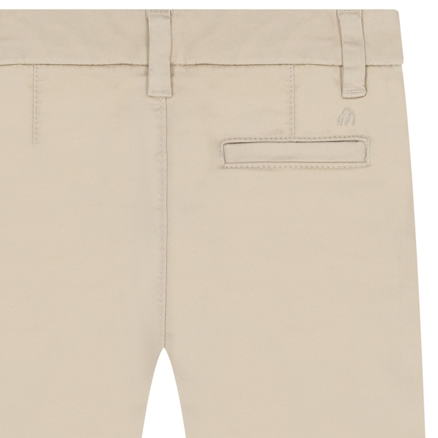 Younger Boys Beige Chino Trousers, 1, hi-res