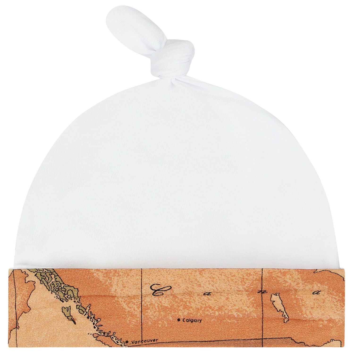 طقم أفرول بالشعار باللون الأبيض والبيج, 1, hi-res image number null