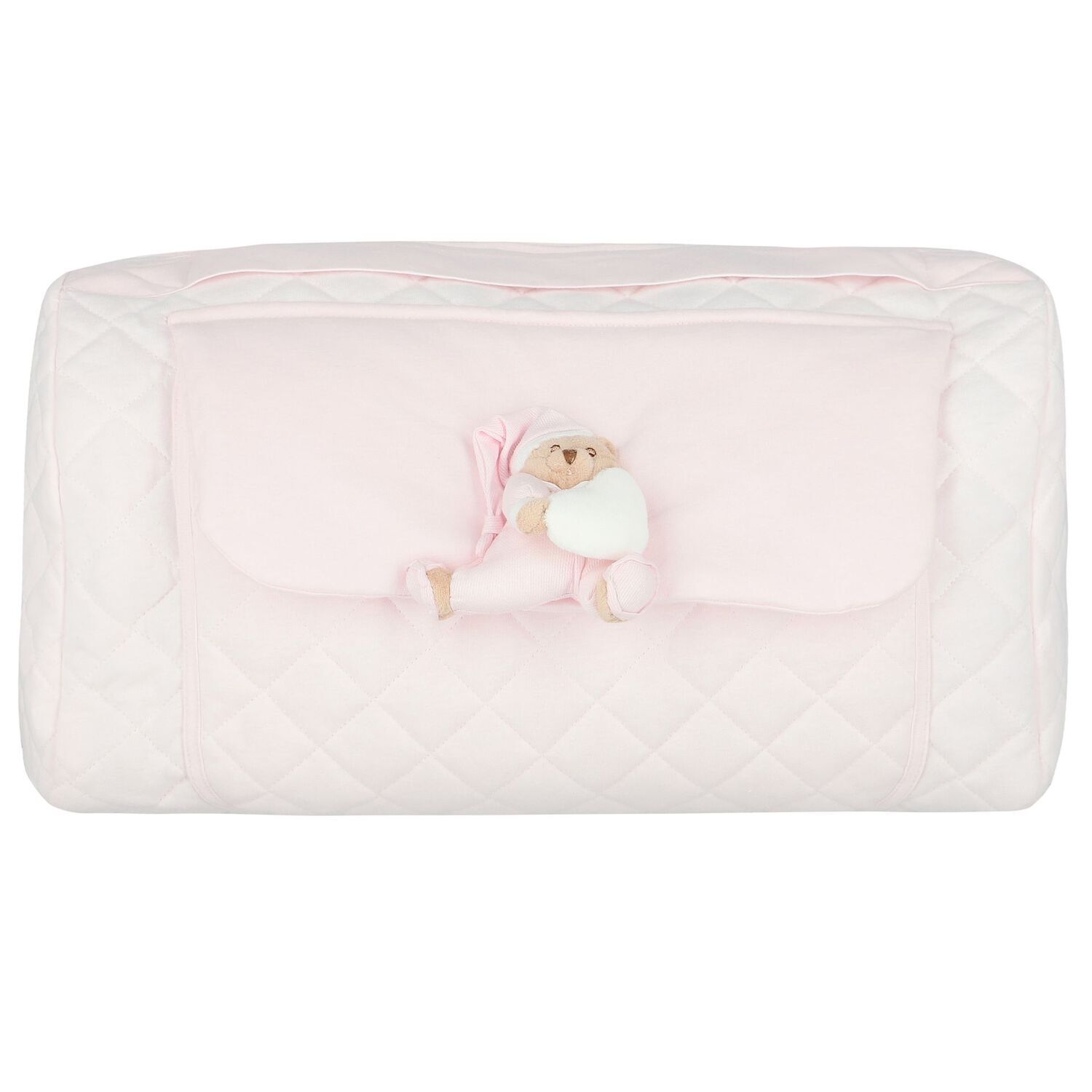 شنطة مواليد بطبعة تيدى باللون الوردى للأطفال  , 2, hi-res image number null