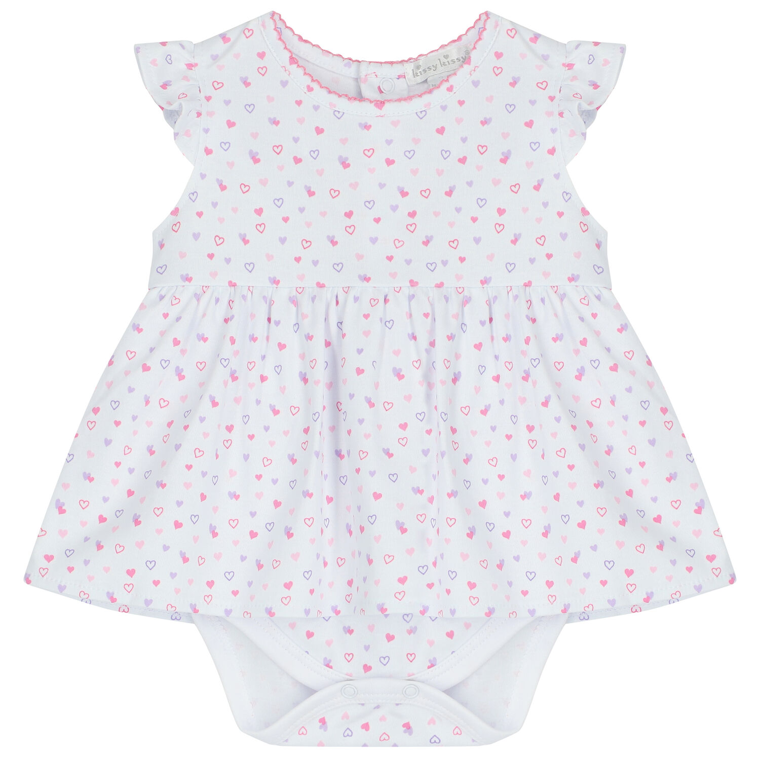 Baby Girls White Fairytale Wishes Bodysuit Dress, 1, hi-res image number null