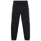 بنطلون رياضى للاولاد باللون الاسود, 2, hi-res