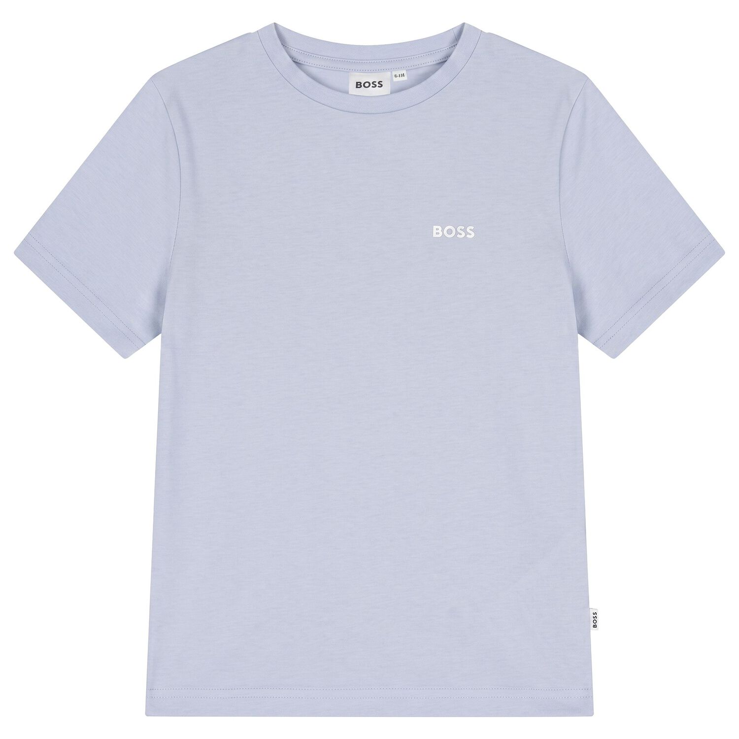 Boys Blue & Navy Blue Logo T-Shirts (2 Pack), 1, hi-res