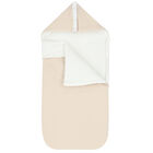 Beige & White Logo Baby Nest, 3, hi-res