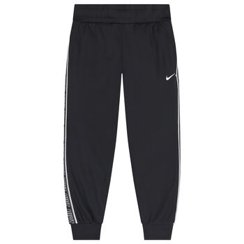 Boys Black Logo Joggers