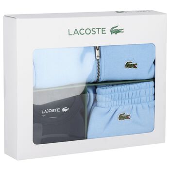 Baby Boys Blue Logo Tracksuit Set