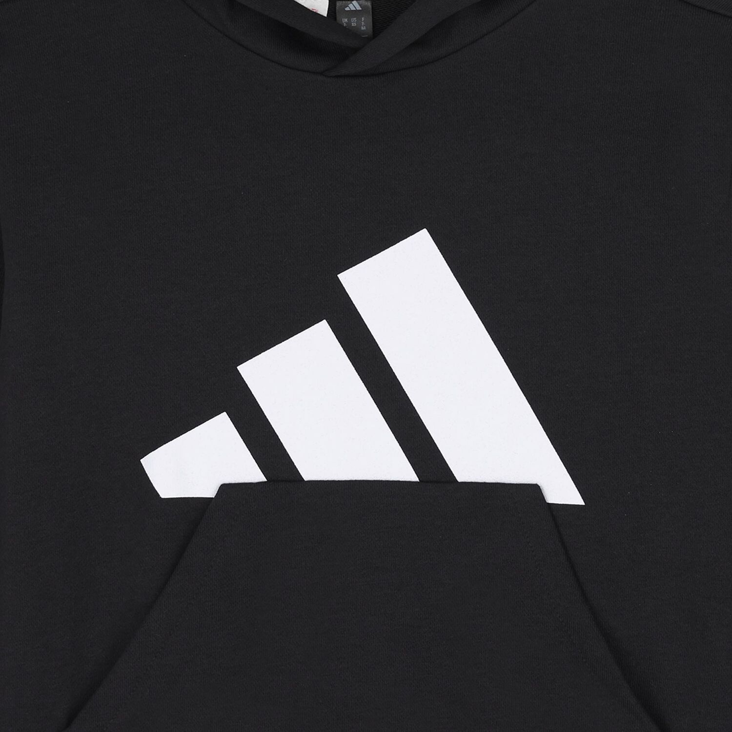 Black Logo Hooded Top, 1, hi-res